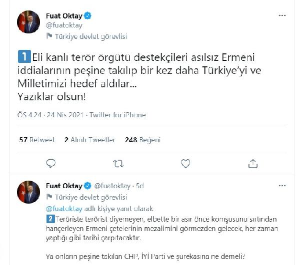 Cumhurbaşkanı Yardımcısı Oktay'dan HDP'ye: ''Yazıklar olsun!'' - Resim : 1