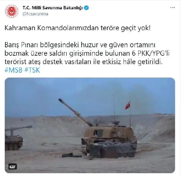 6 PKK/YPG'li terörist öldürüldü - Resim : 1