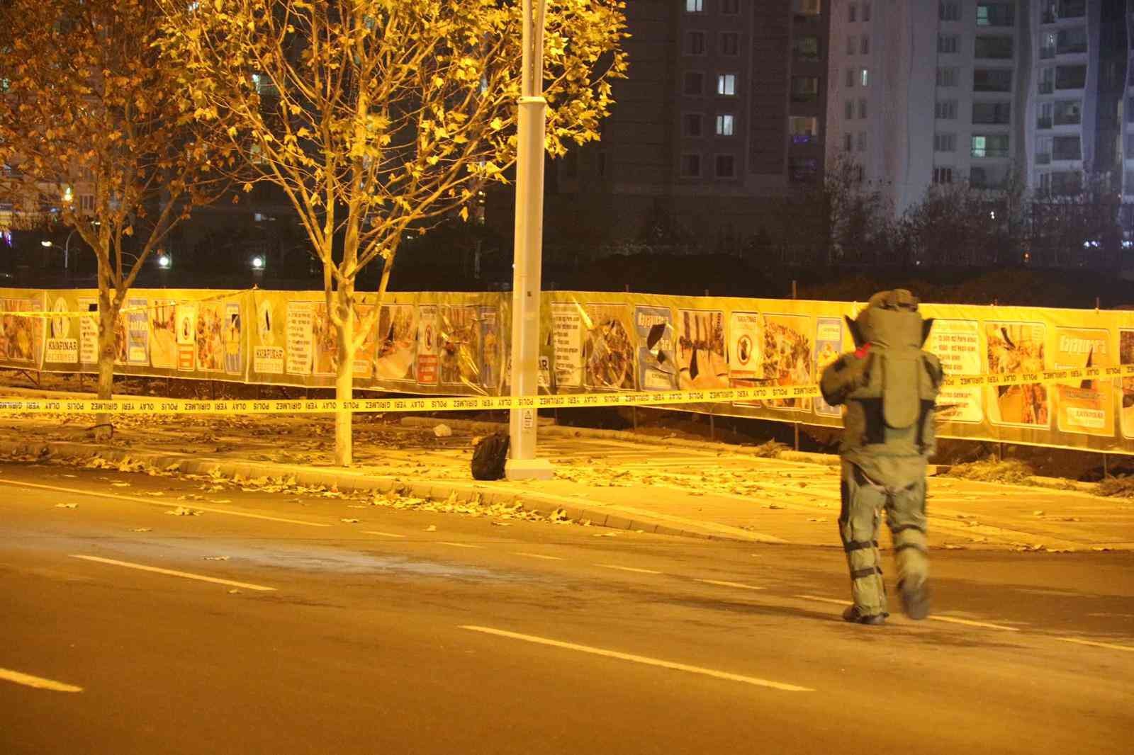 Diyarbakır’da bomba paniği: Şüpheli çanta imha edildi - Resim : 1
