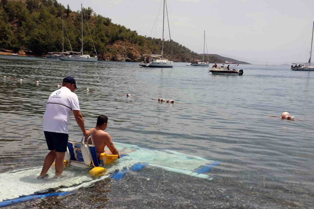 Muğla'nın engelsiz plajlarında deniz keyfi - Resim : 3